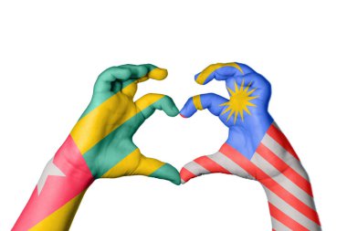 Togo Malezya Kalbi, el hareketi kalp yapma, Kırpma Yolu