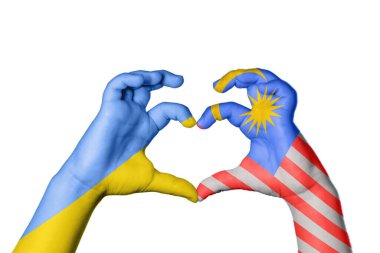 Ukrayna Malezya Kalbi, El hareketi kalp yapma, Kırpma Yolu