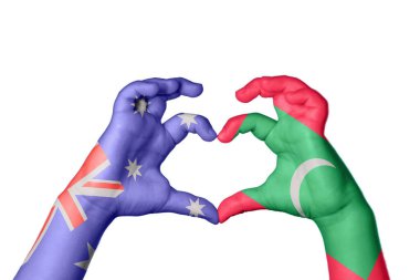 Avusturalya Maldivler Kalbi, El hareketi kalp yapma, Kırpma Yolu