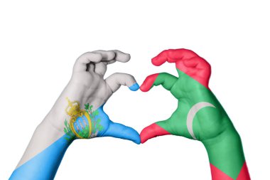 San Marino Maldivler Kalbi, El hareketi kalp yapma, Kırpma Yolu