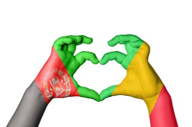 Afganistan Mali Kalbi, El hareketi kalp yapma, Kırpma Yolu