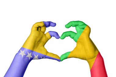 Bosna-Hersek Mali Kalbi, El hareketi, kalp yapma, Kırpma Yolu