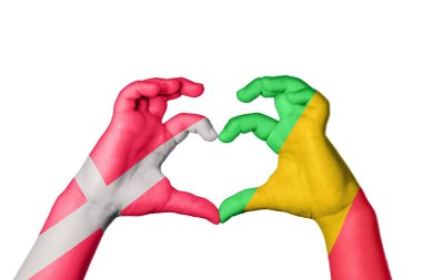 Danimarka Mali Kalbi, El hareketi kalp yapma, Kırpma Yolu