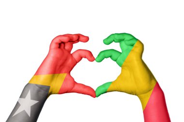 Doğu Timor Mali Kalbi, El hareketi kalp yapma, Kırpma Yolu