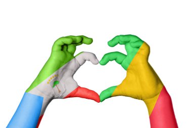 Ekvator Ginesi Mali Kalbi, El hareketi kalp yapma, Kırpma Yolu