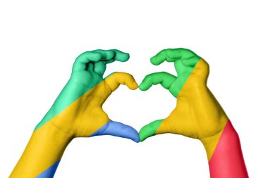 Gabon Mali Heart, El hareketi kalp yapma, Kırpma Yolu