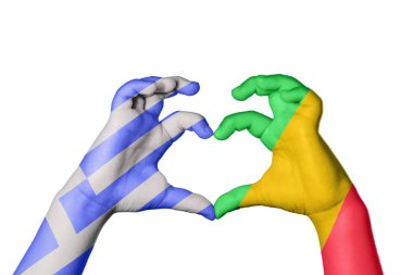 Yunanistan Mali Kalbi, El hareketi, kalp yapma, Kırpma Yolu