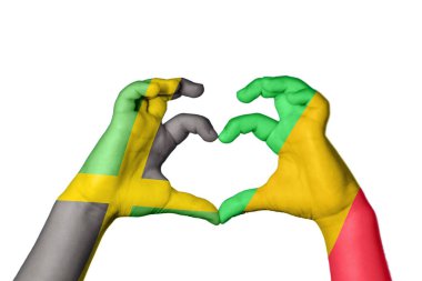 Jamaika Mali Kalbi, El hareketi kalp yapma, Kırpma Yolu