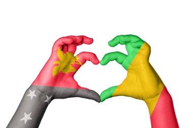 Papua Yeni Gine Mali Kalbi, El hareketi kalp yapma, Kırpma Yolu