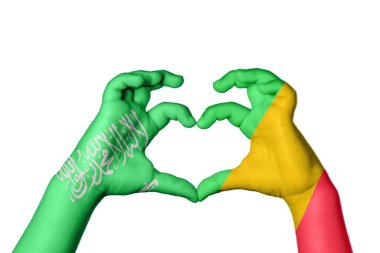 Suudi Arabistan Mali Kalbi, El hareketi kalp yapma, Kırpma Yolu