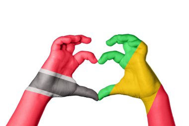 Trinidad ve Tobago Mali Heart, El hareketi kalp yapma, Kırpma Yolu