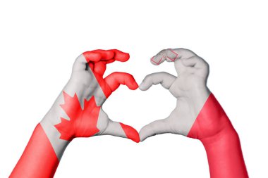 Kanada Malta Kalbi, El hareketi kalp yapma, Kırpma Yolu