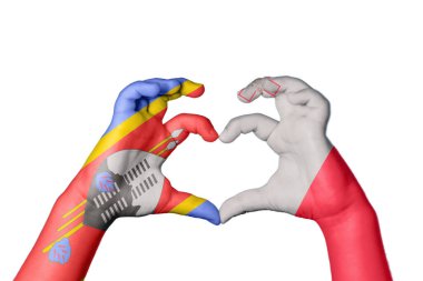 Eswatini Malta Kalbi, El hareketi kalp yapma, Kırpma Yolu