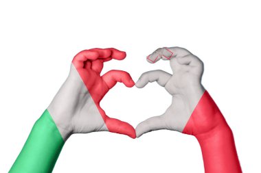 İtalya Malta Kalbi, El hareketi kalp yapma, Kırpma Yolu