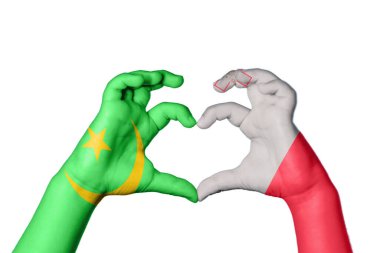 Moritanya Malta Kalbi, El hareketi kalp yapma, Kırpma Yolu