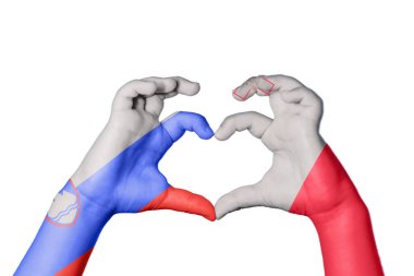 Slovenya Malta Kalbi, El hareketi, kalp yapma, Kırpma Yolu