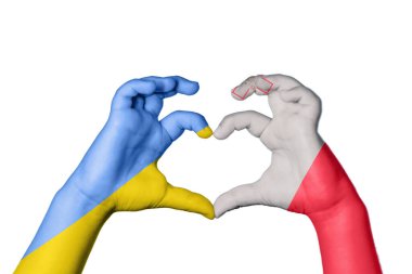 Ukrayna Malta Kalbi, El hareketi kalp yapma, Kırpma Yolu