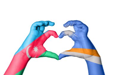 Azerbaycan Marshall Adaları Kalbi, El hareketi kalp yapma, Kırpma Yolu