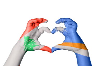 Lübnan Marshall Adaları Kalbi, El hareketi kalp yapma, Kırpma Yolu