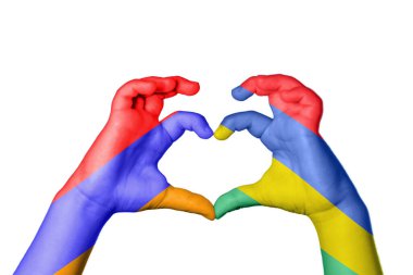 Ermenistan Mauritius Kalbi, El hareketi kalp yapma, Kırpma Yolu