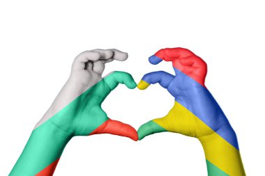 Bulgaristan Mauritius Kalbi ve El hareketi kalp yaptı, Kırpma Yolu