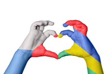 Çek Cumhuriyeti Mauritius Kalbi, El hareketi kalp yapma, Kırpma Yolu