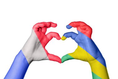 Fransa Mauritius Kalbi, El hareketi kalp yapma, Kırpma Yolu