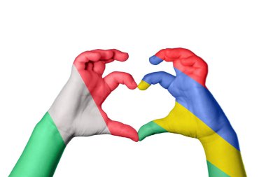 İtalya Mauritius Kalbi, El hareketi kalp yapma, Kırpma Yolu