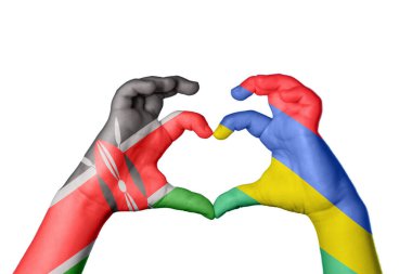 Kenya Mauritius Kalp, El hareketi kalp yapma, Kırpma Yolu