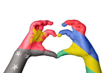 Papua Yeni Gine Mauritius Kalbi, El hareketi kalp yapma, Kırpma Yolu