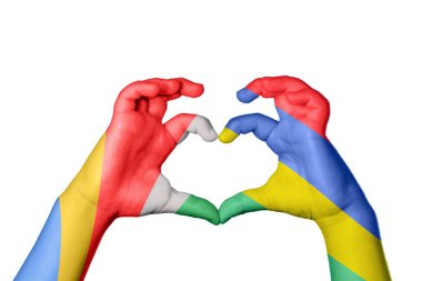 Seyşeller Mauritius Kalbi, El hareketi kalp yapma, Kırpma Yolu