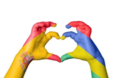 İspanya Mauritius Kalbi, El hareketi kalp yapma, Kırpma Yolu