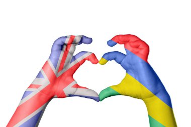 Birleşik Krallık Mauritius Kalbi, El hareketi kalp yapma, Kırpma Yolu