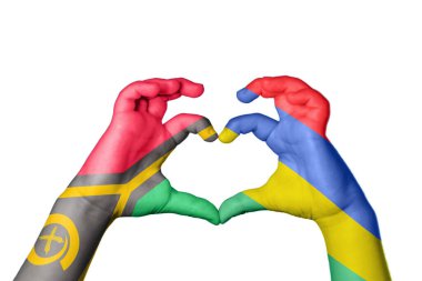 Vanuatu Mauritius Kalbi, El hareketi kalp yapma, Kırpma Yolu