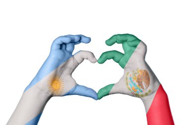 Arjantin Meksika Kalbi, El hareketi kalp yapma, Kırpma Yolu