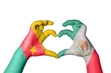 Kamerun Meksika Kalbi, El hareketi kalp yapma, Kırpma Yolu