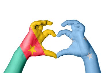 Kamerun Mikronezya Kalbi, El hareketi kalp yapma, Kırpma Yolu