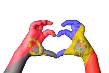 Angola Moldova Kalbi, El hareketi kalp yapma, Kırpma Yolu