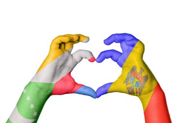 Comoros Moldova Kalbi, El hareketi kalp yapma, Kırpma Yolu