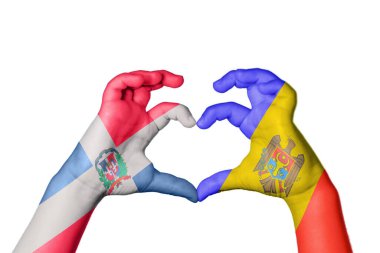 Dominik Cumhuriyeti Moldova Kalbi, El hareketi kalp yapma, Kırpma Yolu