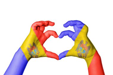 Moldova Moldova Kalbi, El hareketi kalp yapma, Kırpma Yolu