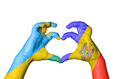 Ruanda Moldova Kalbi, El hareketi kalp yapma, Kırpma Yolu