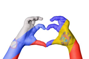 Slovenya Moldova Kalbi, El hareketi, kalp yapma, Kırpma Yolu