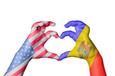 Birleşik Devletler Moldova Kalbi, El hareketi kalp yapma, Kırpma Yolu