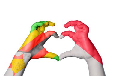 Zimbabwe Monako Kalbi, El hareketi kalp yapma, Kırpma Yolu