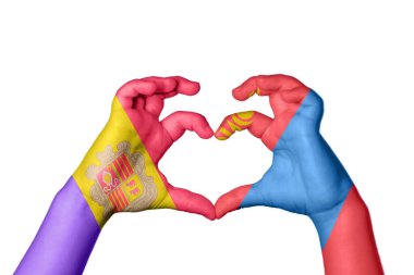 Andorra Moğolistan Kalbi, El hareketi kalp yapma, Kırpma Yolu