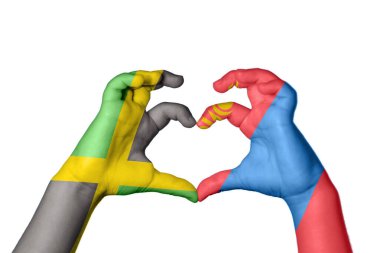 Jamaika Moğolistan Kalbi, El hareketi kalp yapma, Kırpma Yolu