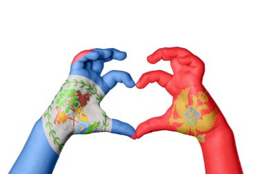 Belize Karadağ Kalbi, El hareketi, kalp yapma, Kırpma Yolu