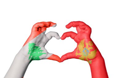 Lübnan Karadağ Kalbi, El hareketi, kalp yapma, Kırpma Yolu