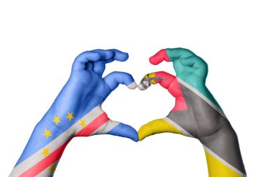Cape Verde Mozambik Kalbi, El hareketi kalp yapma, Kırpma Yolu